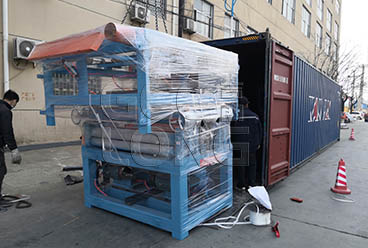 Китай LINYI GEELONG экспортировал автоматическую роликовую пилу для резки кромок фанеры.