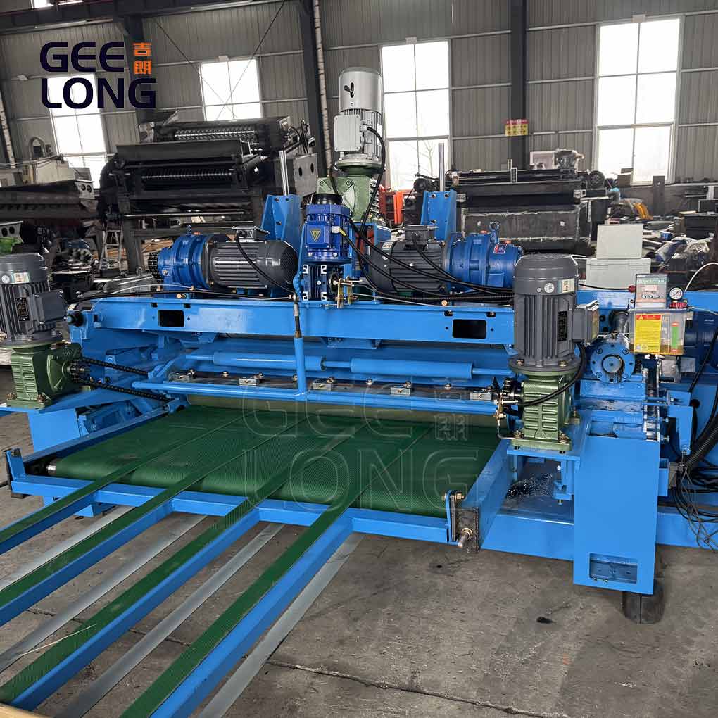 Линия отслаивания шпона на небольшом бревне, Джилонг